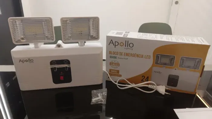 LUMINARIA DE EMERGÊNCIA BLOCO AUTÔNOMO 12W