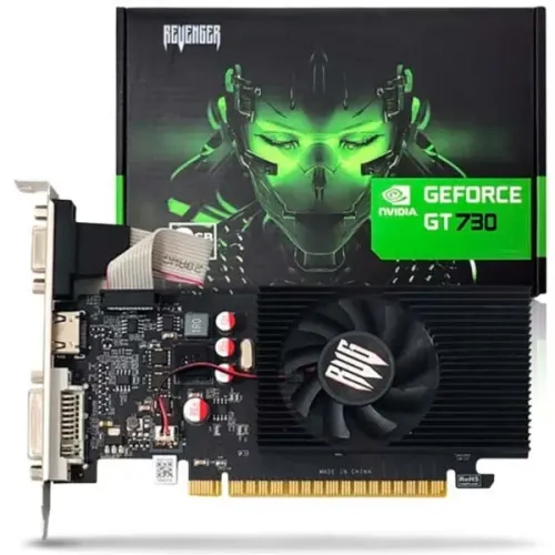 Placa de Vídeo NVIDIA GeForce GT 730 4GB DDR3 - HDMI/VGA/DVI - Nova na Caixa