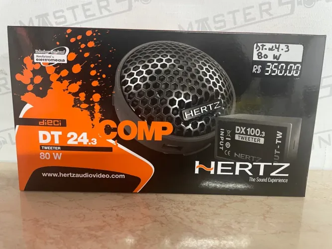 Tweeter Hertz dt 24.3 80 watts original italiano novo na embalagem 