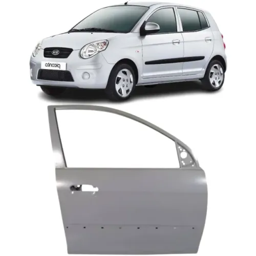 Porta Dianteira Direita Kia Picanto 2006 2007 2008 a 2011 Preto