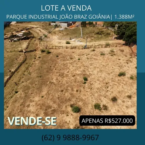 VENDA DE 3 LOTES NO JOÃO BRAZ GOIÂNIA