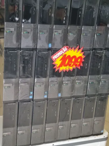 Computador Desktop Dell Optiplex 3010 Core i5 com SSD 120GB por R$ 1.099,09 cada.