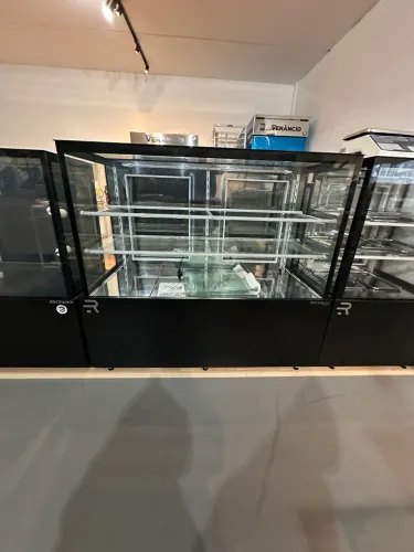 Vitrine neutra padaria 1.45M titanium premium - refrimate 