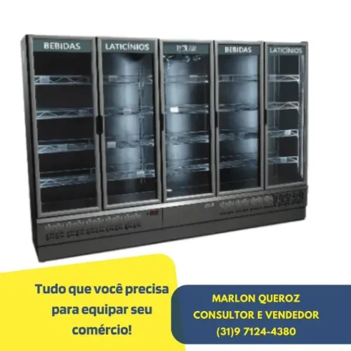 Expositor Refrigerado 5 Portas Polar 220v