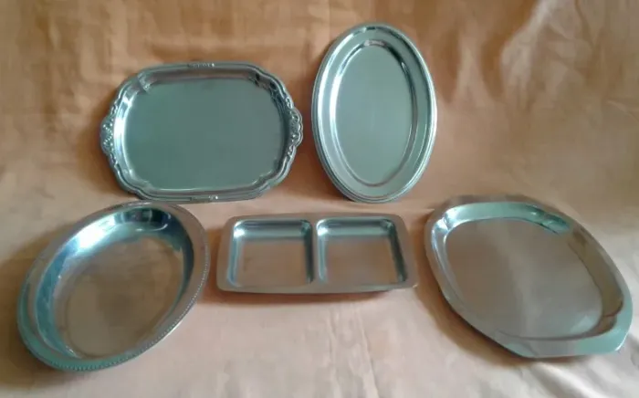 Pratos Inox Conjunto