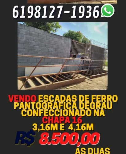 ESCADA PANTOGRAFICA
