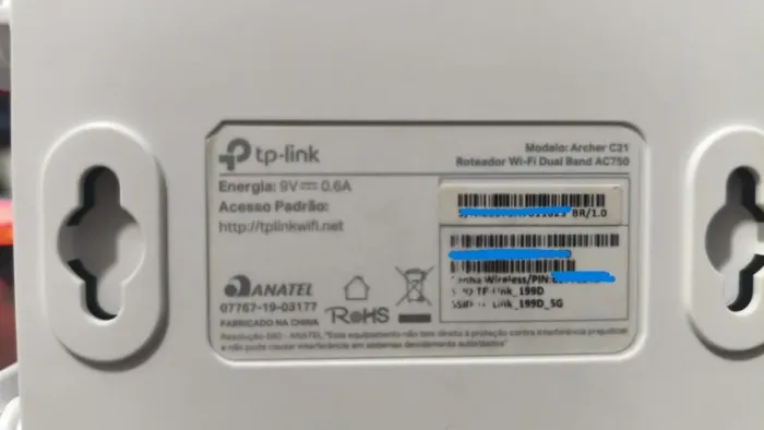 Roteador TP-Link Archer C21 Wireless Gigabit AC750 - 10/100MBPS