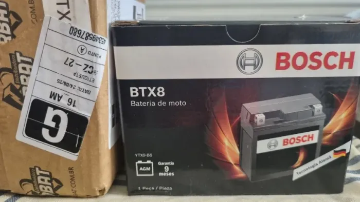 Bateria para moto Bosch 12V 8Ah  BTX8