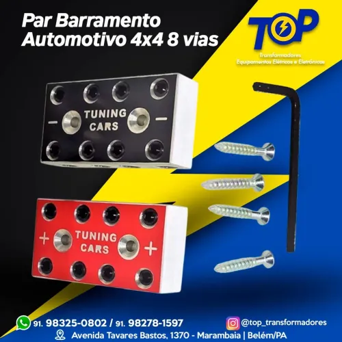 Barramento automotivo 4x4 (8 vias) Som 