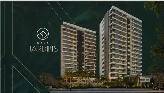 Excelente apartamento no Casa Jardins, 111,42 m2, Norte Leste - Moura Dubeux