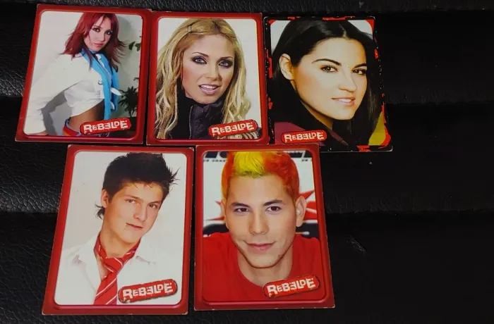 Kit com 10 Cards da Novela Rebelde RBD Anos 2000 Relíquia