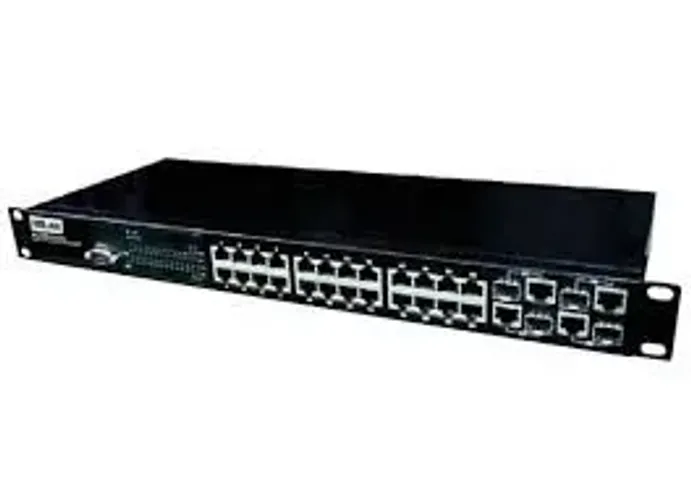 Switch Milan MIL-SM24T4DPA gerenciável 10/100/1000BASE-T