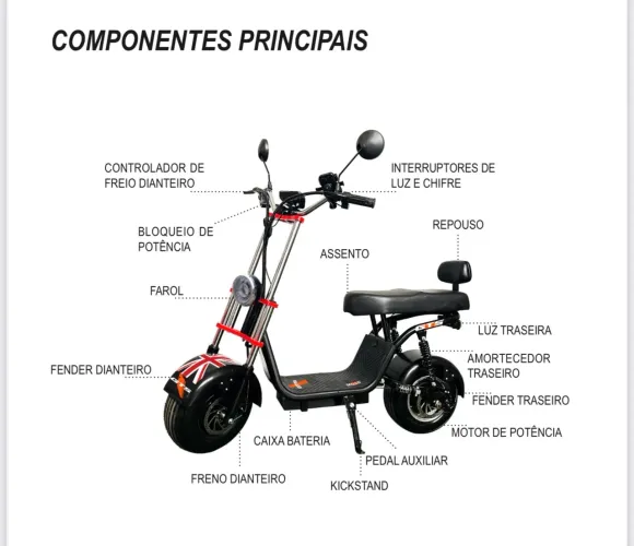 Scooter gts 1000w modelo 2026