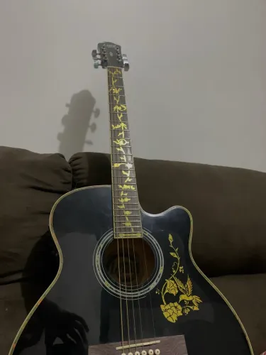 violão eletroacústico aço