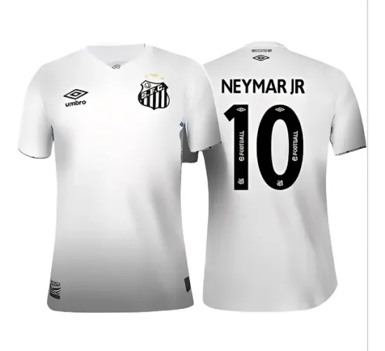 Camisa do Santos Neymar #10 G - Umbro Masculina Branca 24/25