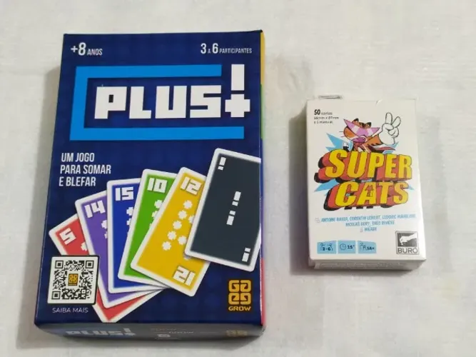 Plus ! + Super Cats - Boardgame - Jogo Tabuleiro