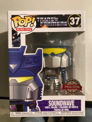 Funko Pop Transformers Soundwave 37 Special Edition