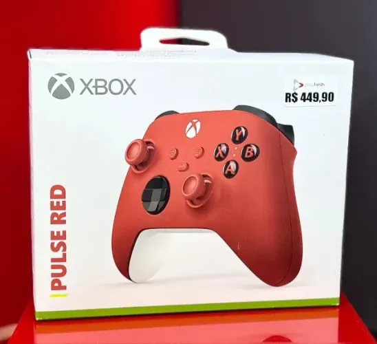 Microsoft X-Box Controle Series X/S - Pulse Red - Produto Novo Com Garantia da Loja