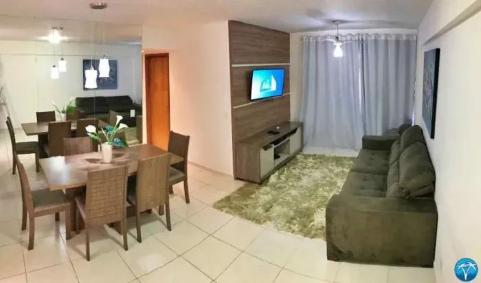 Edf. Terramare mobiliado com 3/4 e 2 WC na Jatiúca