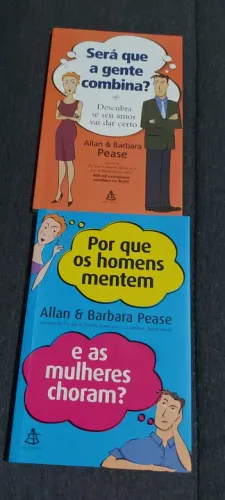 Livros Allan & Barbara Pease -  Será que a gente combina? E as mulheres choram?