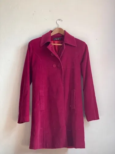 Casaco Collins Veludo Vermelho
