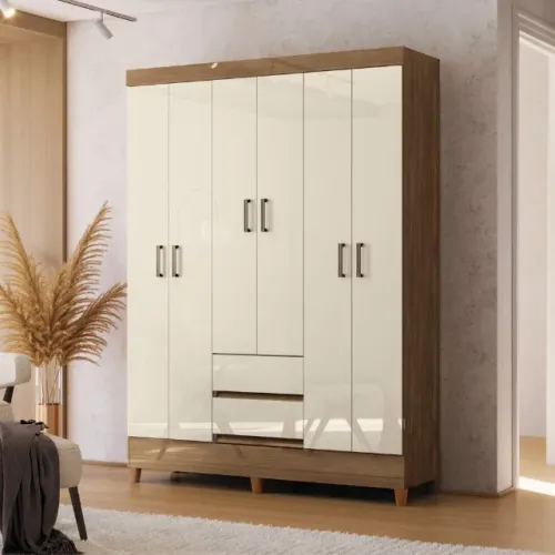 Guarda Roupa 6 Portas FRETE E MONTAGEM GRÁTIS