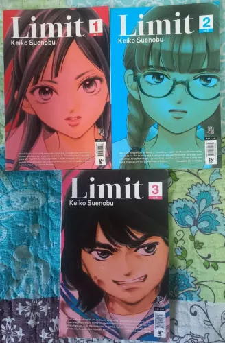 MANGÁ LIMIT VOLUMES 1 AO 3 QUADRINHO JAPONÊS SUSPENSE