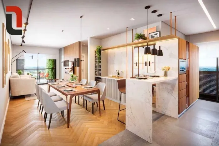 Croma - Apto 94m² 3 quartos, sacada gourmet e 1 vaga no Bigorrilho