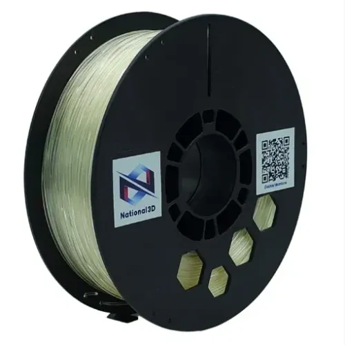 Filamento - PETG - Natural - National 3D - 1.75mm - 1kg