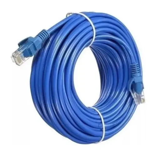 Cabo De Rede Cat6 10 Metros 10m Ethernet Lan Giga Rj45 Crimpado