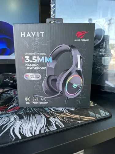 Headset Havit para PC Gamer- Novo Lacrado 1 ano de Garantia ( Lojas Wiki )