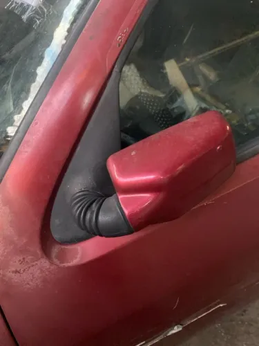 Retrovisor Vermelho - fiat tipo 