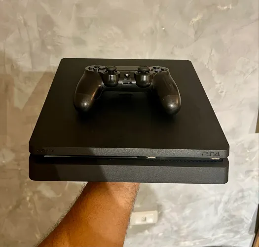 PlayStation 4 Slim 500GB + Controle + PES 2019 Mídia Física 