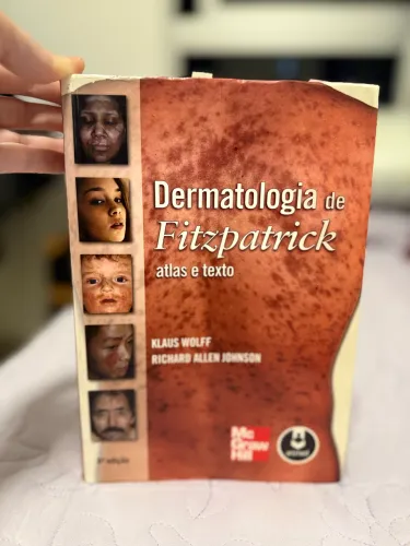 Vende livro atlas texto de Dermatologia Fitzpatrick