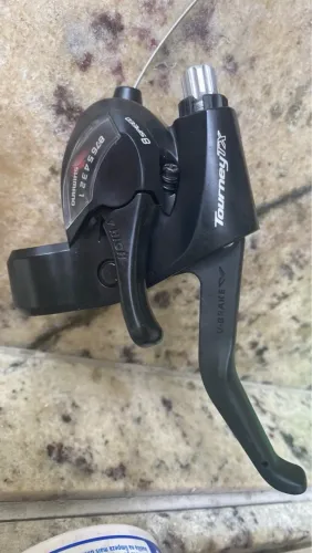 Alavanca de Câmbio Shimano Tourney TX - 8 Velocidades