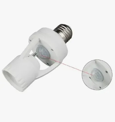 SENSOR DE PRESENÇA PARA LÂMPADA SOQUETE  E27- NITROLUX