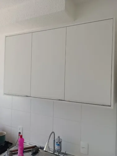 Armário aéreo 1,20 branco 100% MDF