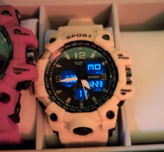 Relogio Masculino Amarelo