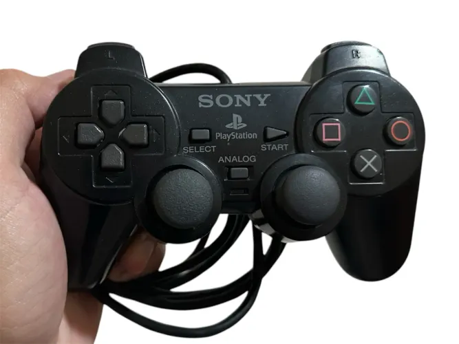 Controle DualShock PlayStation 2 Original Funcionando vibração desativada PS2 
