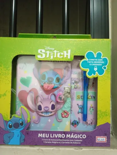 Diário com caneta mágica