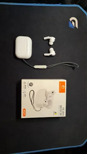 Fone Bluetooth TWS V5.4 H'Maston RS21 Sem Fio + Estojo de Recarga