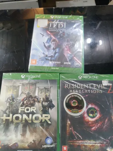 3 jogos lacrados x box one