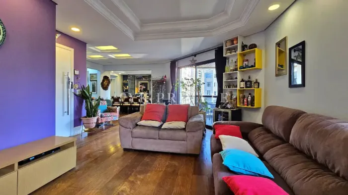 Apartamento em Perdizes de 146m, 3 dormitórios, 3 suítes, 3 vagas de garagem.