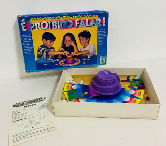 Jogo Antigo É Proibido Falar Grow Anos 90 Original