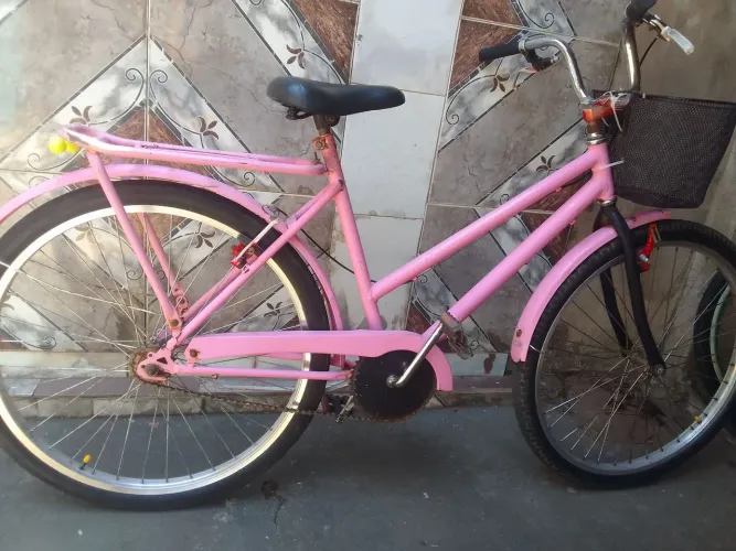 Bicicleta rosa