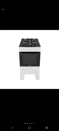 Fogão com mesa Cooktop 4 bocas