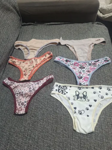 Lote de calcinha feminino 6 peca tamanho M