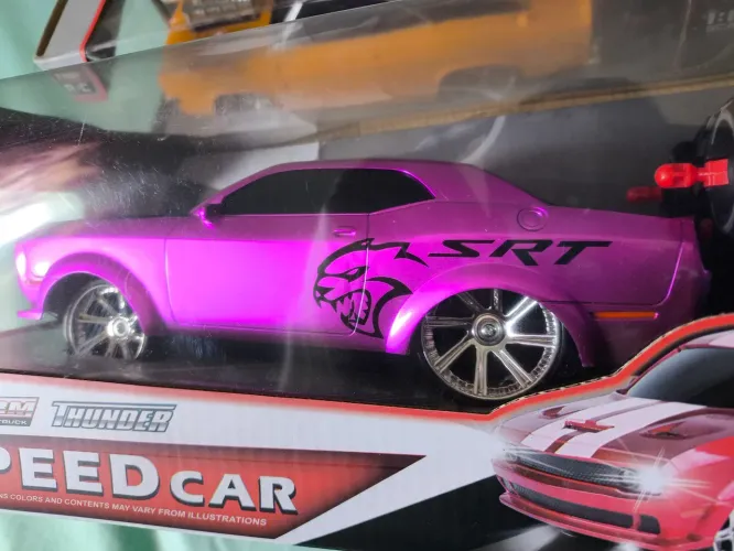 Carrinho de Brinquedo Speed car Drag Drifth com Controle  led e som 