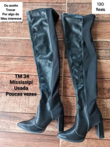 Bota Mississipi tm 34 usada poucas vezes