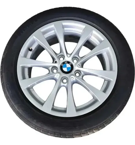 Roda C/pneu Aro 18 Bmw 320i 328i 2.0 2013 2014 2015 Prateado